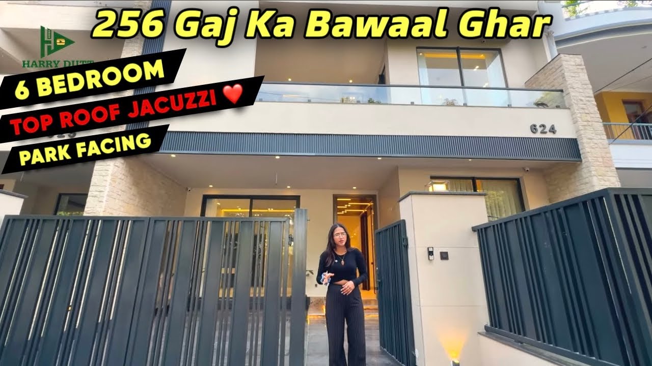 Inside a 256 Gaj Park Facing 6 BHK House With Roof Top Jacuzzi Concept |Luxury Home Tour |Harry Dutt