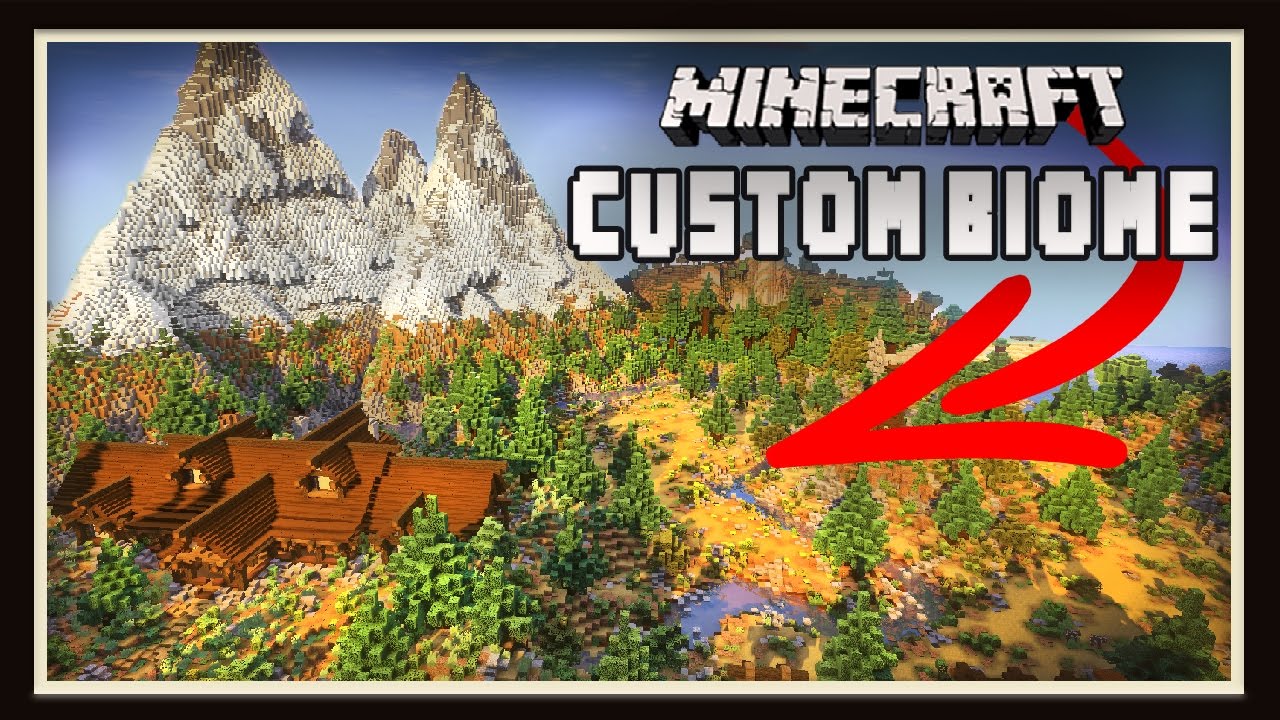 minecraft 100 custom made survival biome tour youtube