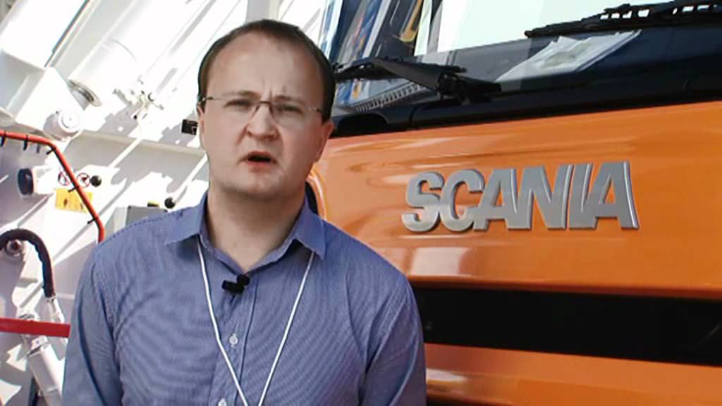 техника продаж Коммунальная техника Scania на выставке WasteTech 2011