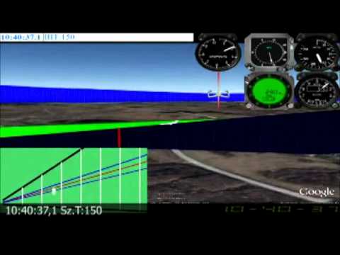 Symulacja ostatnich sekund lotu Tu-154M - animacja MAK