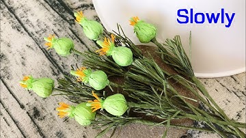 ABC TV | How To Make Filler Paper Flowers #9 (Slowly) - Craft Tutorial