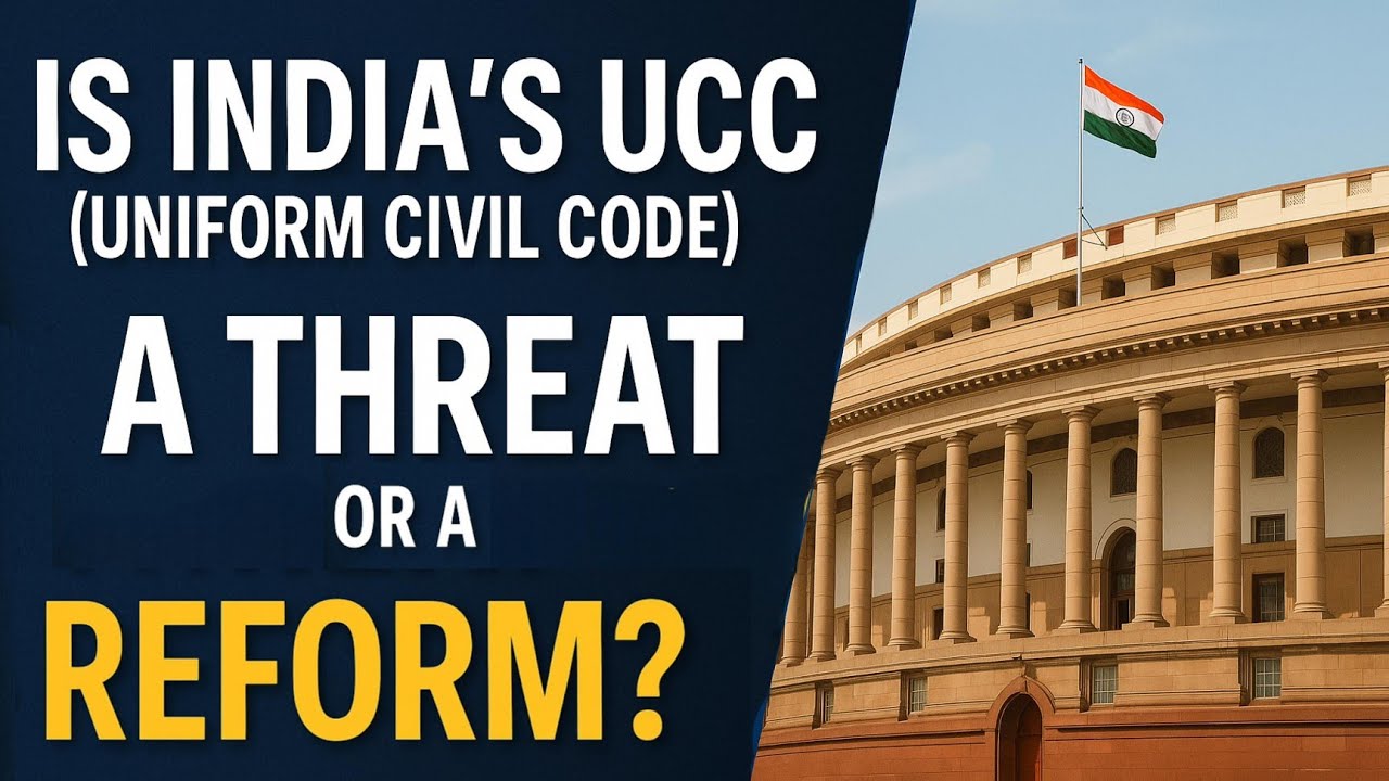 IS INDIA'S UCC (UNIFORM CIVIL CODE) A THREAT OR A REFORM? - YouTube
