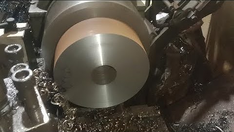 Facing operation in lathe machine #machine #lathemachine #metallathe #machineshop #minilathe