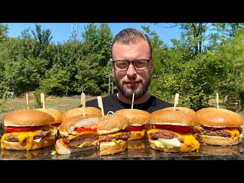 Video: Burger Sa Svinjskim I Goveđim Kotletom