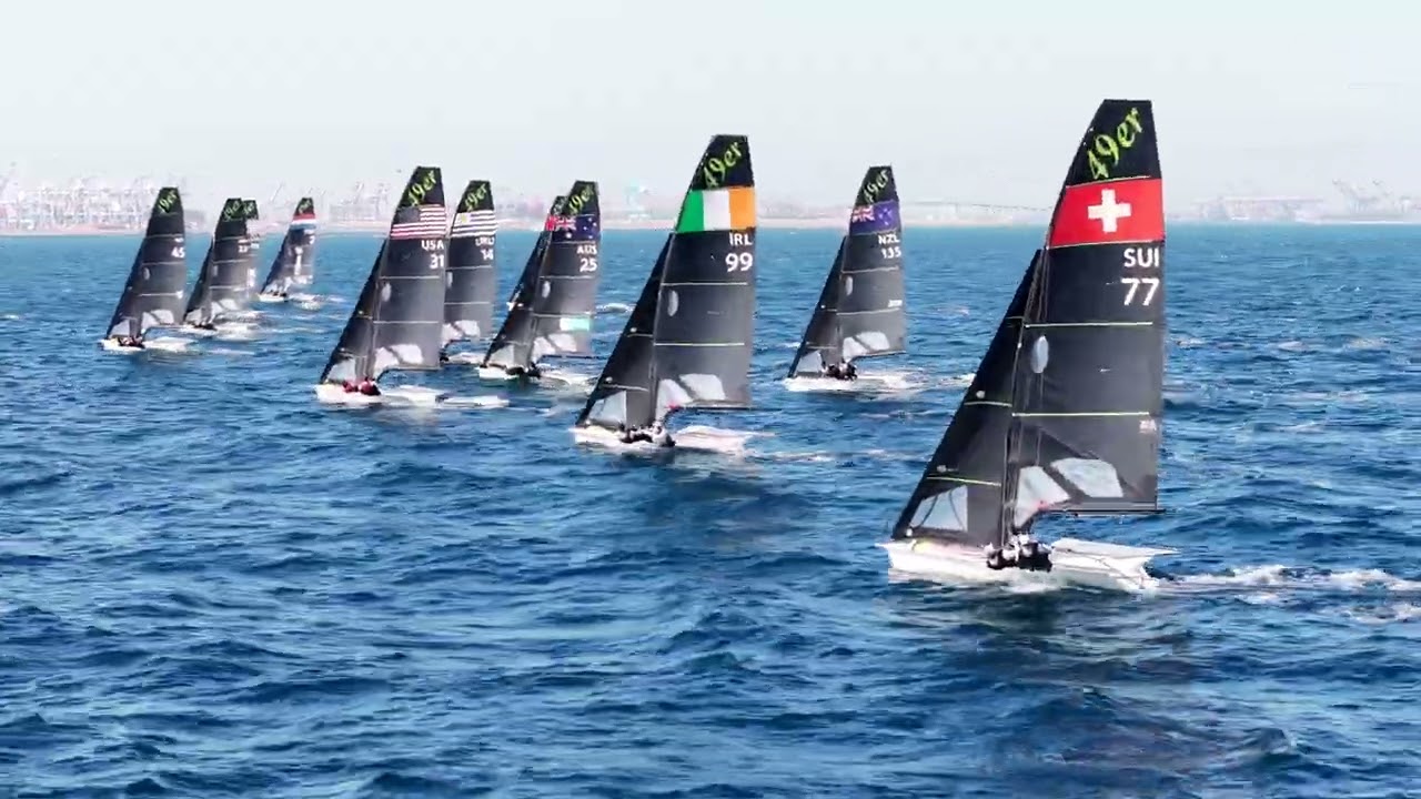 ⁣2026 SP OCR   49er   Race 12 start