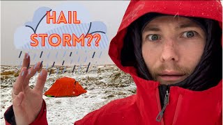 HAIL STORM WILD CAMP IN DARTMOOR | Big Agnes Copper Spur HV UL 2 put to the test