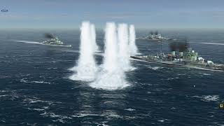Ten British Battleships Vs Ten German Battleships On Atlantic Fleet screenshot 3