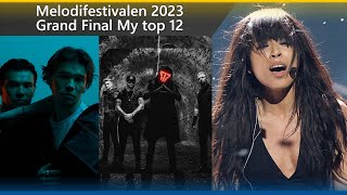 Melodifestivalen 2023 | Final My top 12