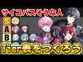 【偏見】STPRの色んな「Tier1」を決めます。