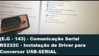 (E.G - 143) - Comunicação Serial RS232C - Instalação de Driver para Conversor USB-SERIAL screenshot 3