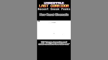 ULC Sneak Peeks | New Reset Cinematic Casino Update #ulc #undertalelastcorridor