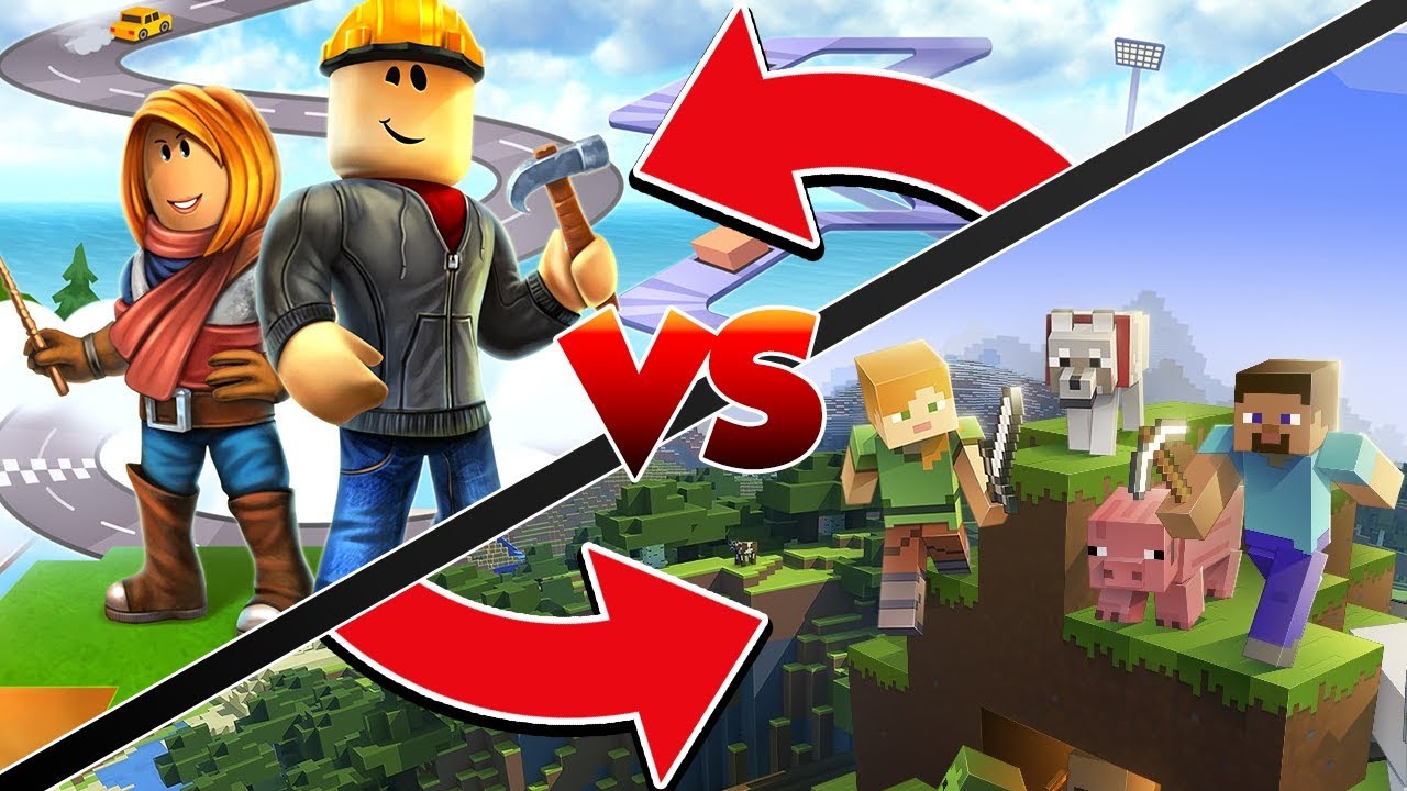 Майнкрафт против роблокс. Minecraft vs Roblox. Версус майнкрафт против робоокс. Майнкрафт vs РОБЛОКС.