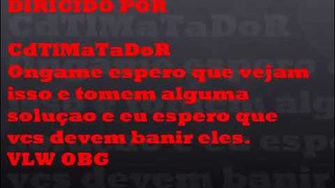 Denuncia de speed de faca no point Blank