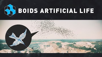 Swarm intelligence - 3000 3D Boids flocking