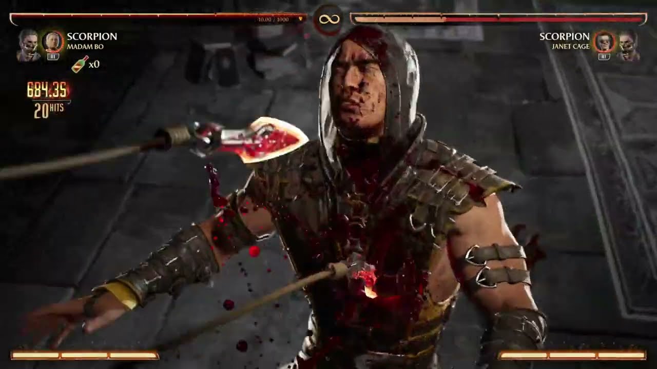 THE CRAZIEST SCORPION COMBO EVER 75% DAMAGE (Mortal Kombat 1, AVirk)