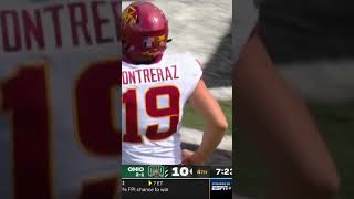 Rigged College Football Iowa State Loss To Ohio Obvious Made Field Goal Ruled No Good Matt Campbell