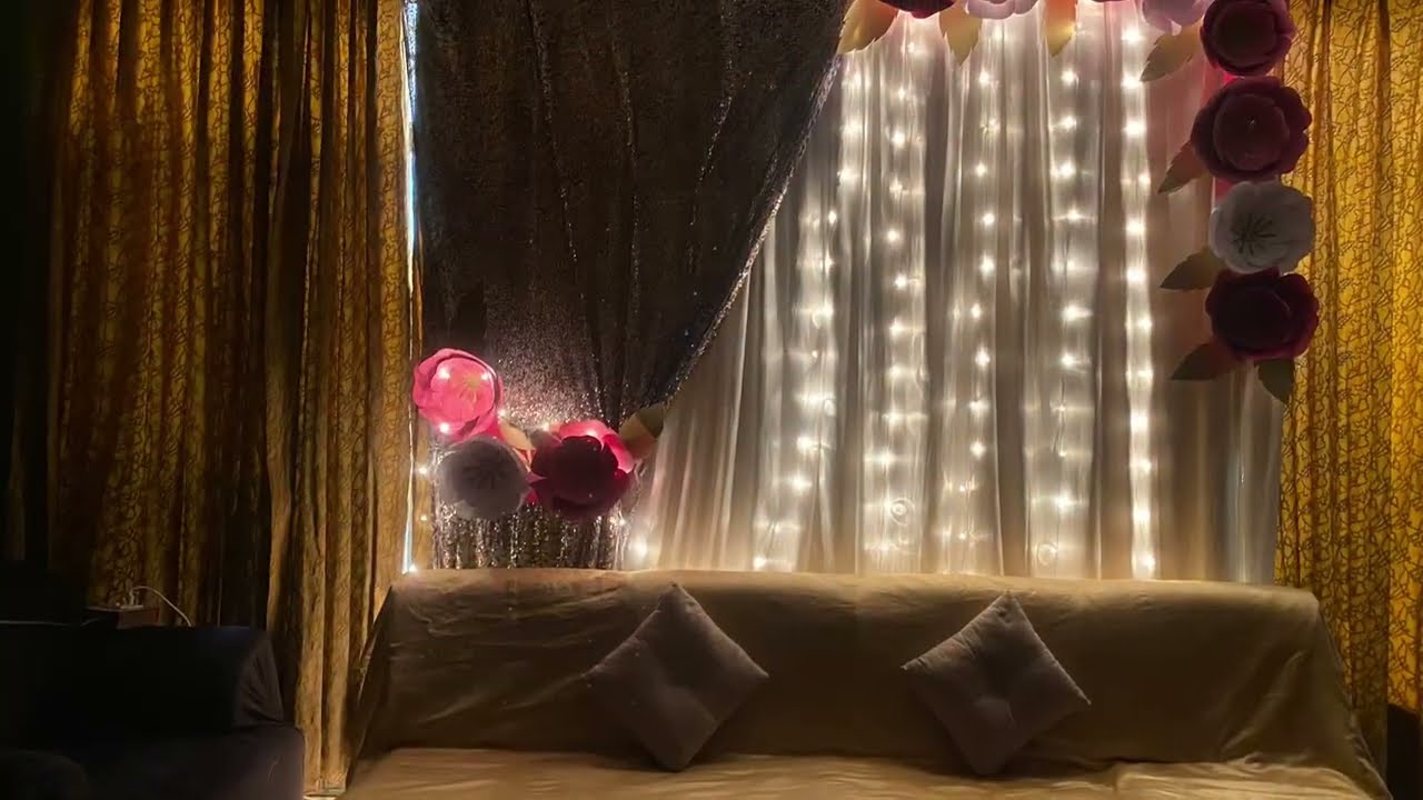 Floral decor | easy event decor | diy event home |Low budget decor Theme party decor | Birthdaysetup