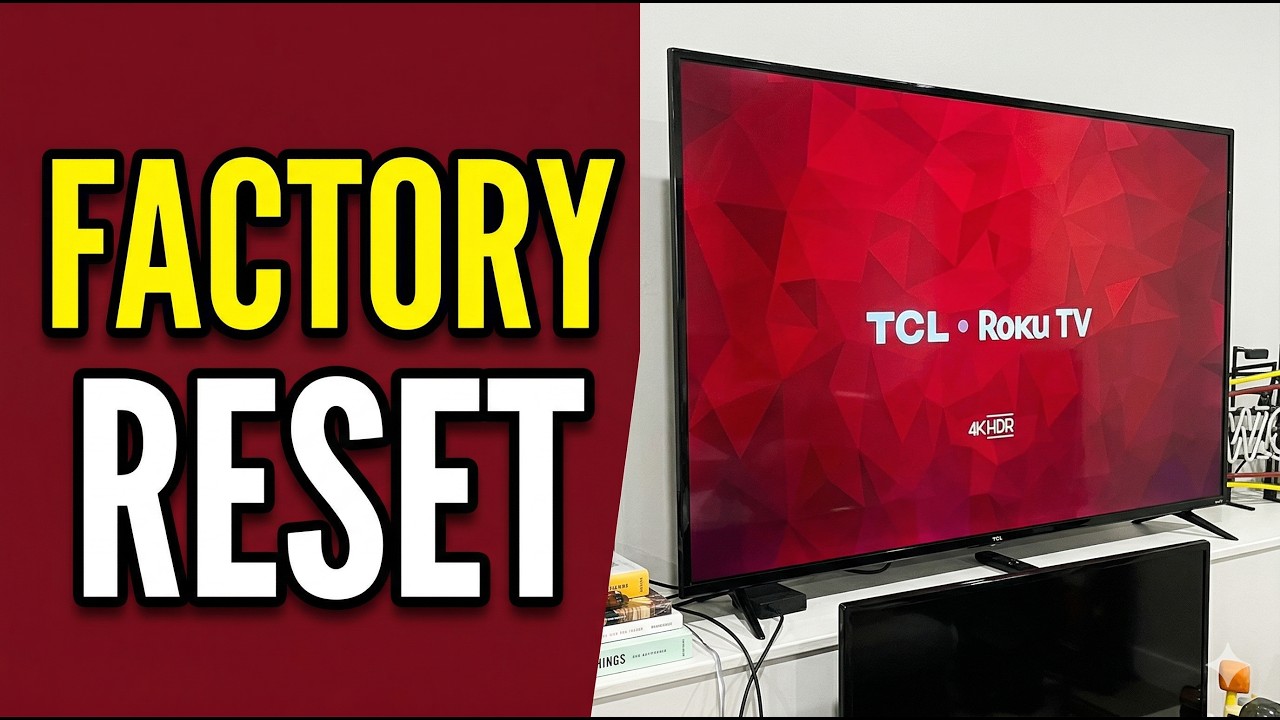 How to Factory Reset TCL TV (All Models) - YouTube