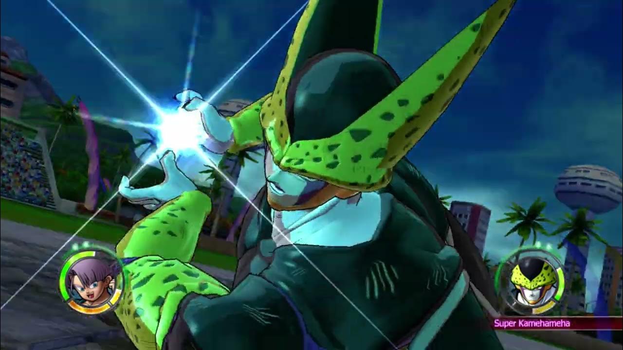 Dragon Ball Raging Blast 2kid trunks vs Cell (perfect form) YouTube