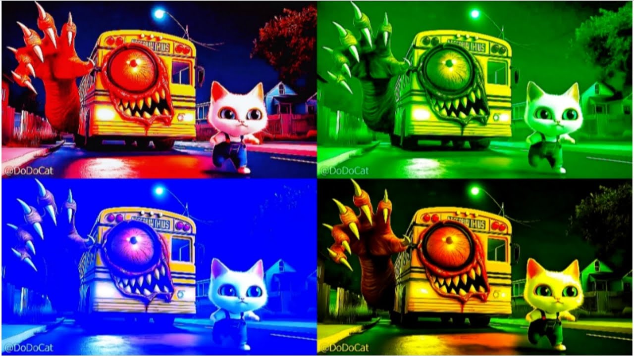 💥 SCHOOL BUS MONSTER 🚌💀 HORROR STORY ⚡ EPIC REMIX 2025 🎧