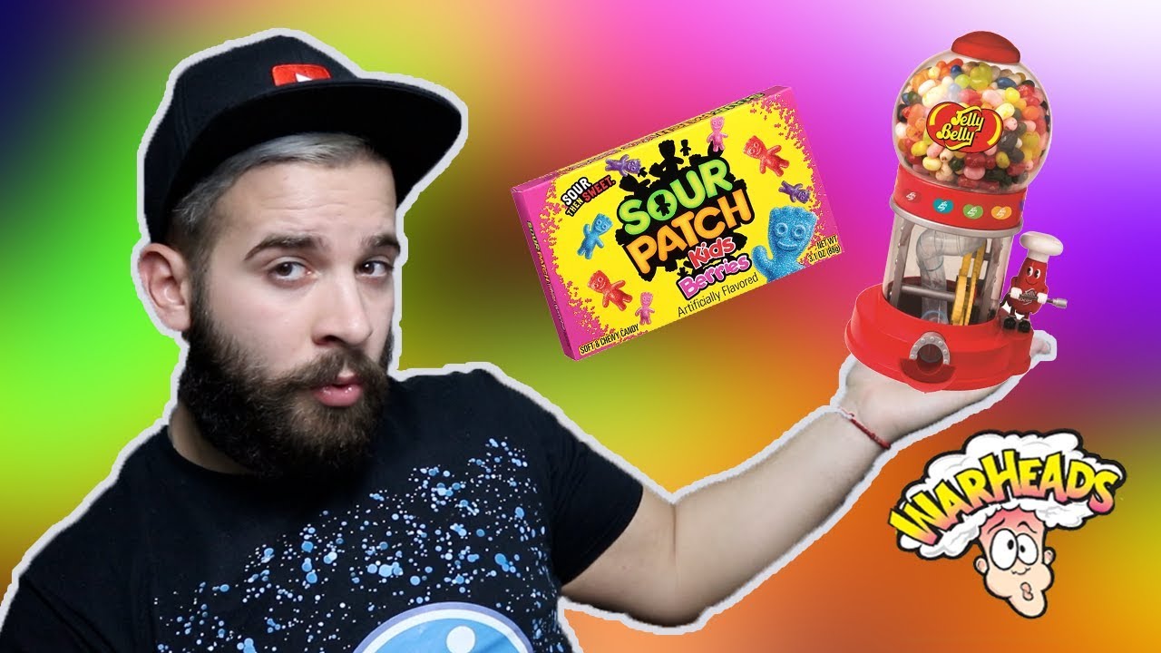 JELLY BEAN AUTÓMATA ?! | EXTRÉM SAVANYÚ RÁGÓ és BANÁN ZSELÉ CSOKI