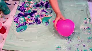 Uau, essas cores são deslumbrantes! TELA RECICLADA GRANDE/ ACHO QUE ME EMPOLGUEI UM POUCO/Arte fl...