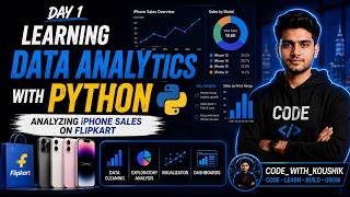 ASMR Programming - Day 1 | Learning Data Analytics with Python | iPhone Sales Analysis | No Talking