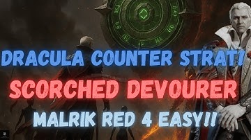 Dracula INSANE Boss Anti Heal Trick!| Malrik Red 4 Scorched Boss, Unblockable Inquisitor pt.4 | WoR