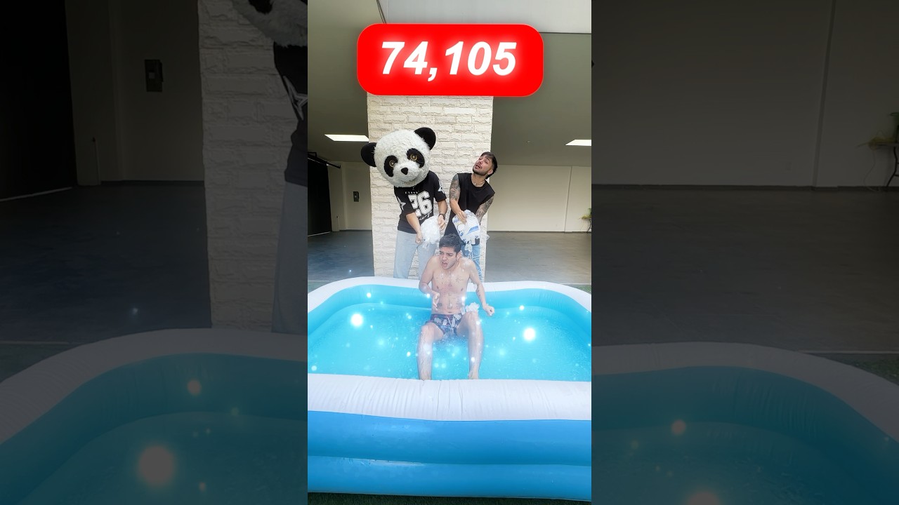 24 Horas en la Piscina de Hielo por Cada Suscriptor