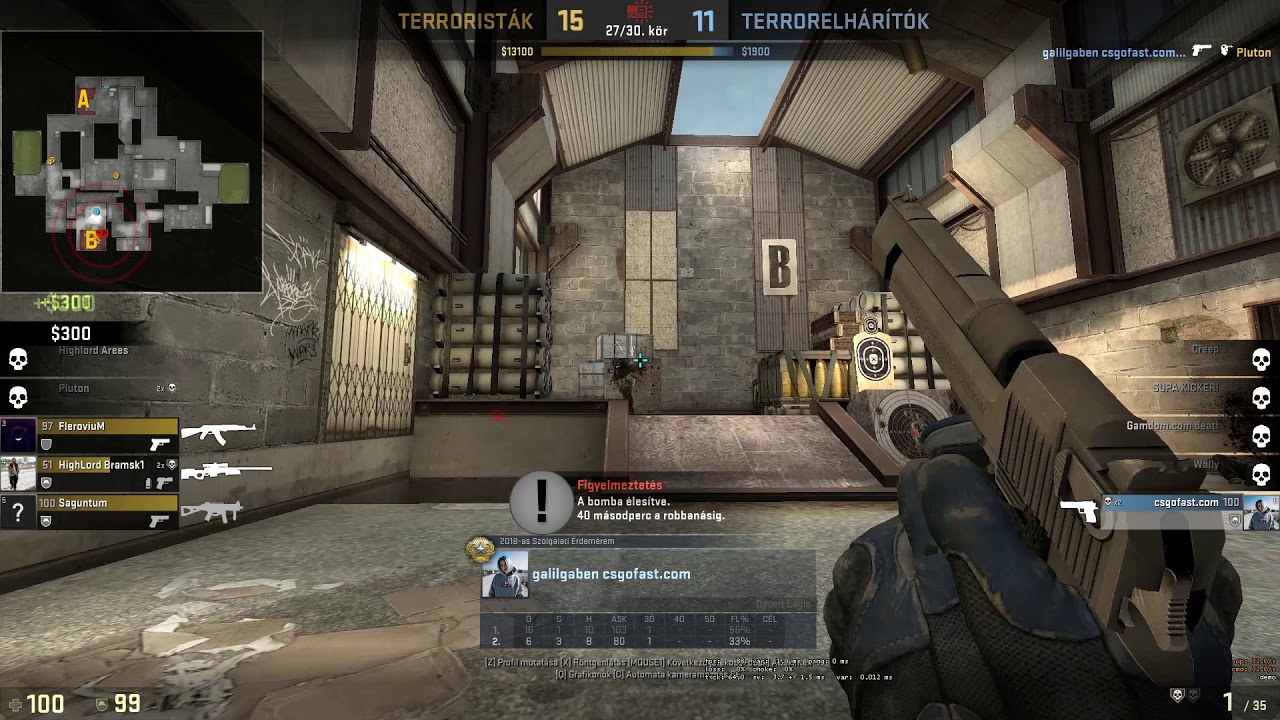 CSGO INSANE 1V5 CLUTCH WITH DEFUSE - YouTube