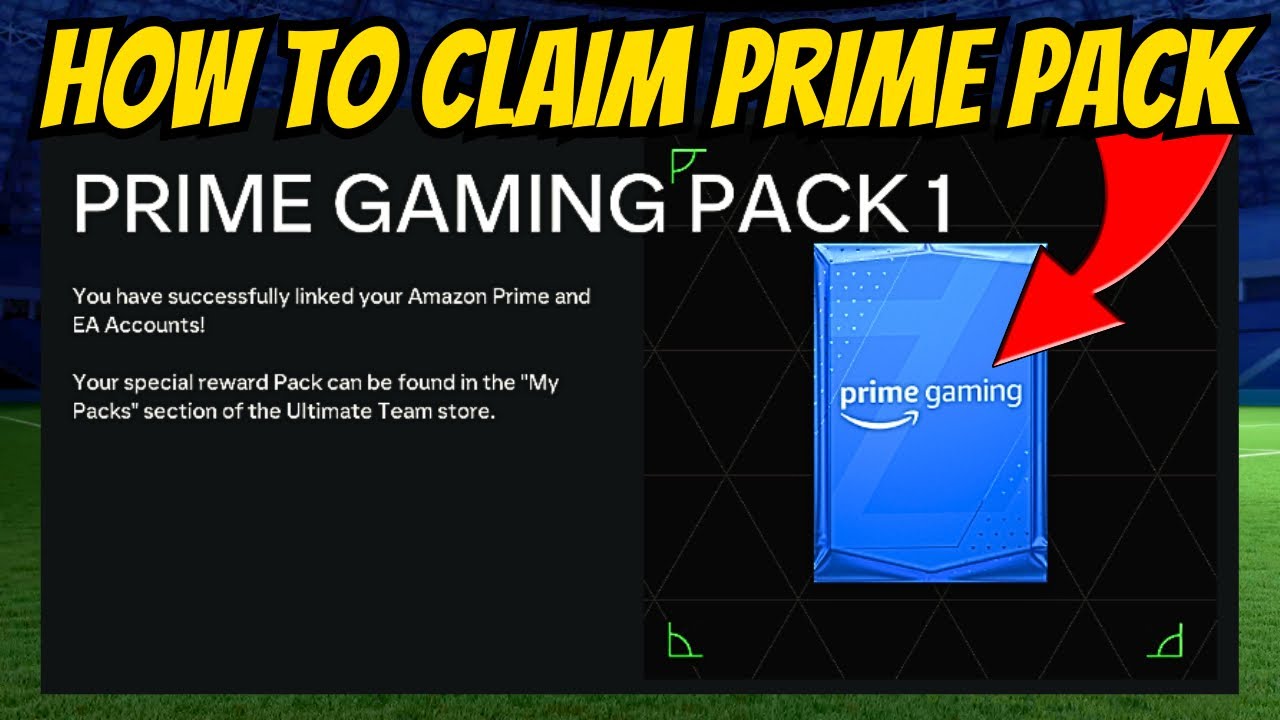 HOW TO CLAIM PRIME GAMING PACK ON EAFC 24 (LINK EA