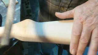 Shaping and profiling rifle stock
