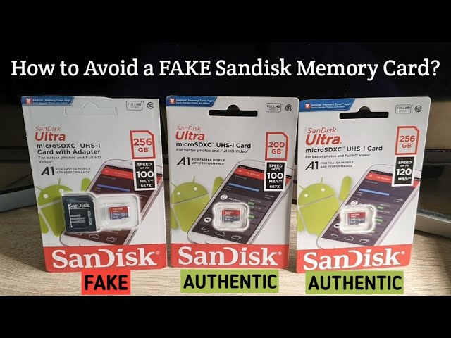 FAKE vs Original Sandisk Memory Card | How to tell the difference | Gadgets of Infinity