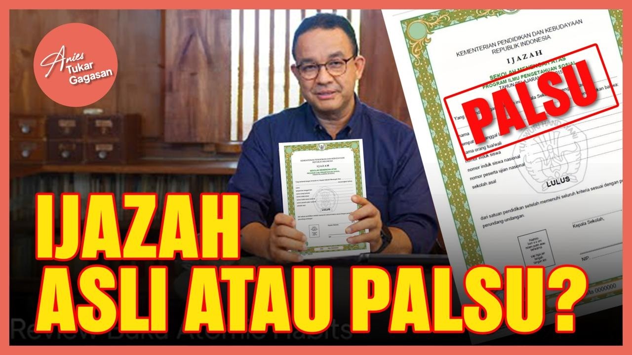 Pesan Menohok Anies Soal Ijazah Palsu: Pastikan CV Anda Besok Tak Ada Beban!