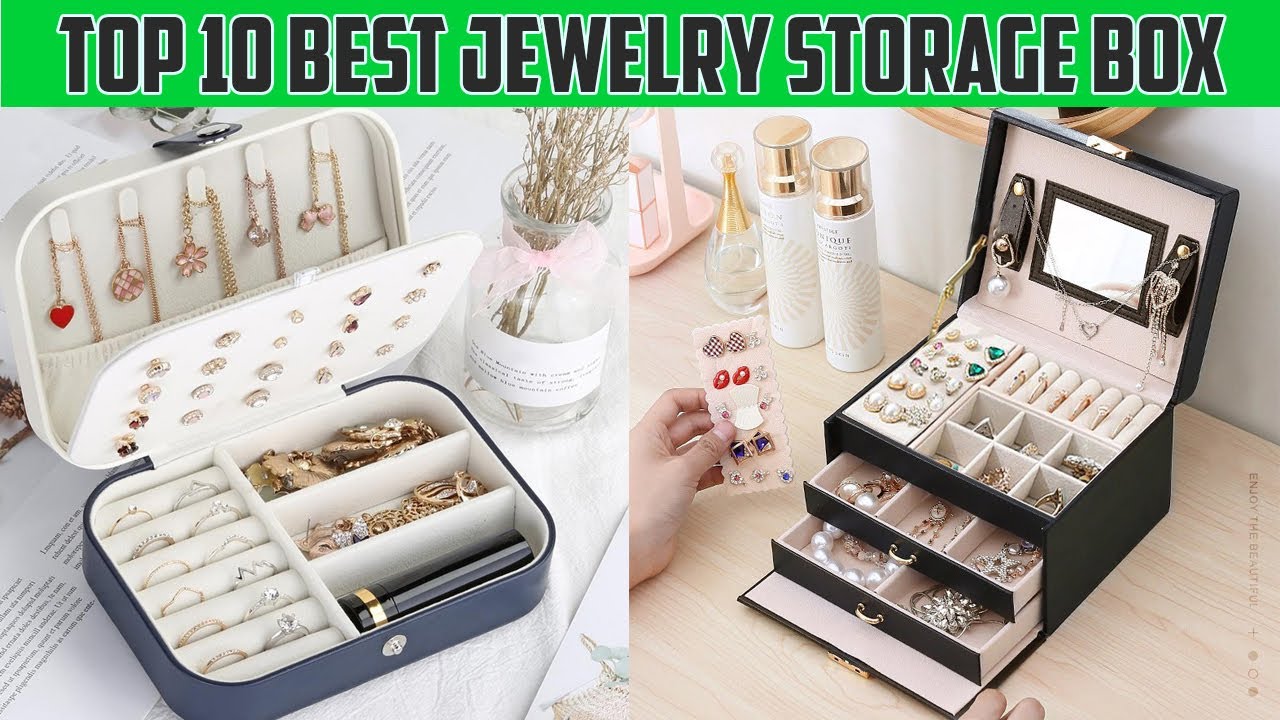 Portable Mini Jewelry Organizer Box Storage Jewellery Casket Makeup PU  Leather Beauty Travel Jewelry Packaging & Display Case