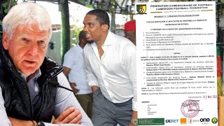 Samuel Eto'o nomme les nouveaux responsables en sélection A du Cameroun ce 02 mai 2024