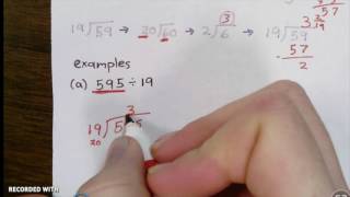 5th L94 Using Estimation When Dividing Two Digit Numbers