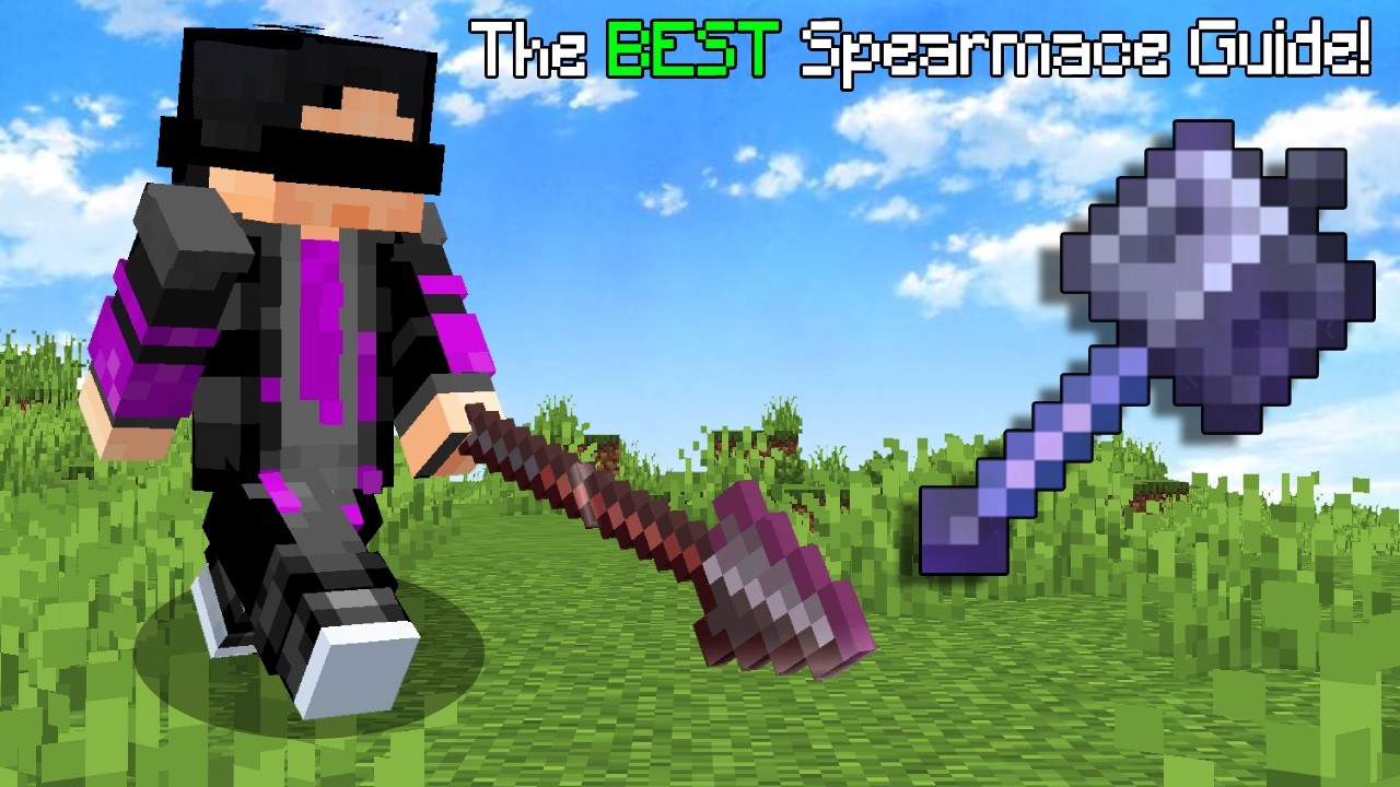 How to Spear Mace in Minecraft (Attribute Swapping Guide) PART 1 - YouTube
