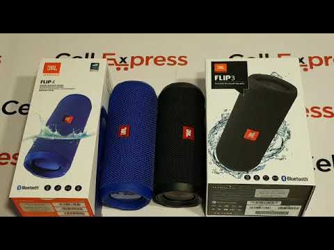 מה ההבדל בין JBL Flip 3 לבין JBL Flip 4