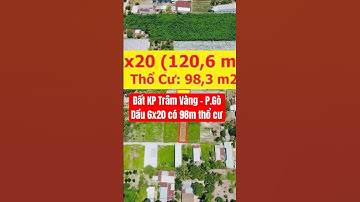 Đất KP Trâm Vàng - P.Gò Dầu 6x20 có 98m thổ cư