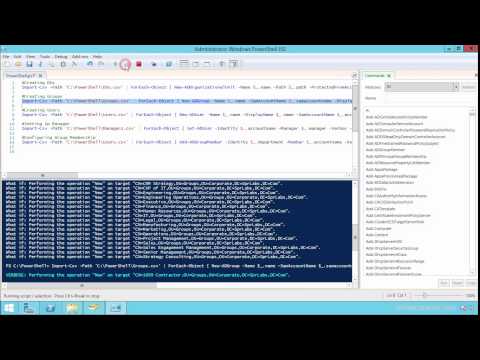 WS05 - Creating OUs, Users and Groups using PowerShell