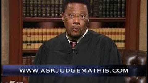 Ask Judge Mathis- August 2, 2010
