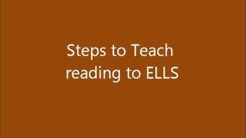 ESL Lesson Planning for Reading complete