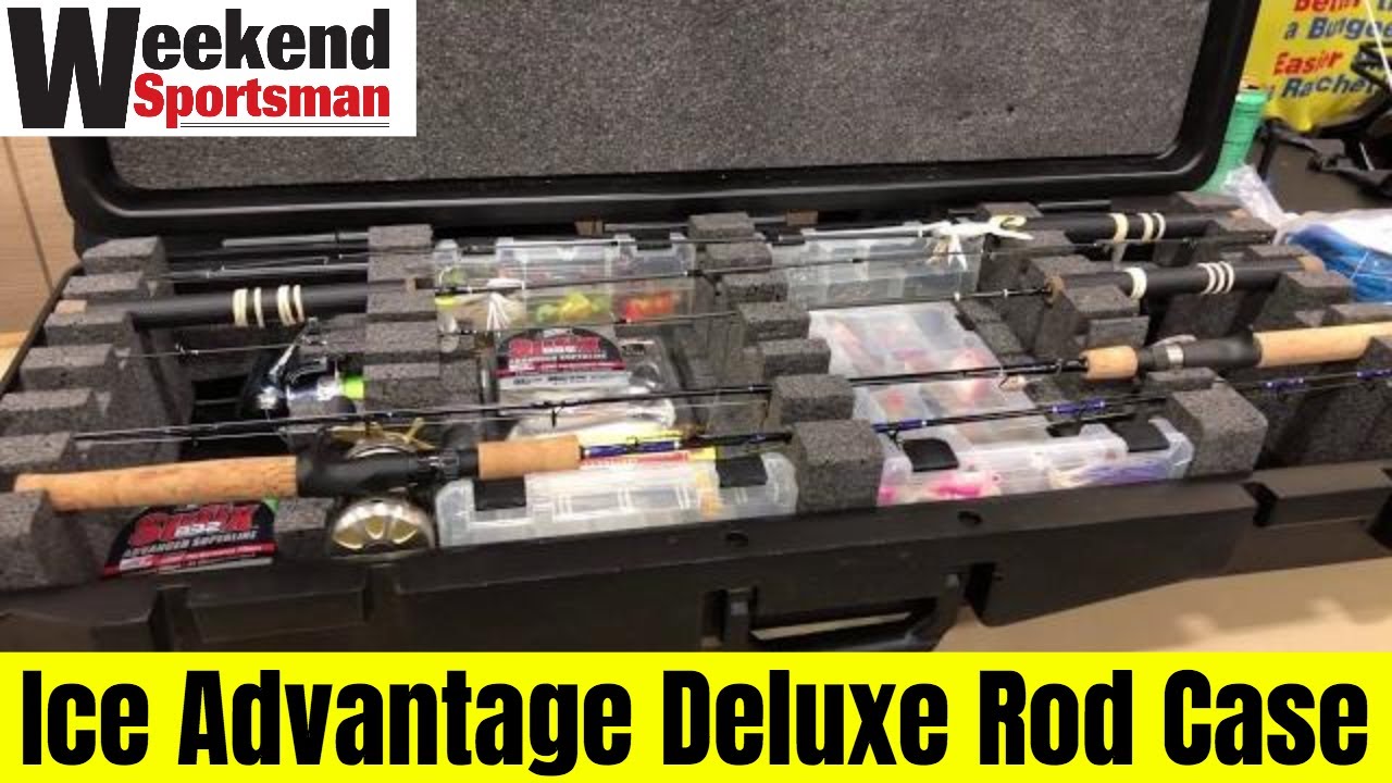 Ice Advantage Deluxe Rod Case For Ice Fishing Rods and Tackle