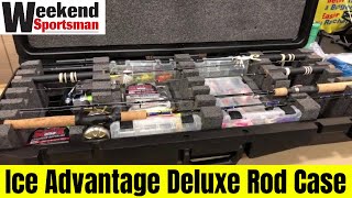 Ice Advantage Deluxe Rod Case For Ice Fishing Rods and Tackle