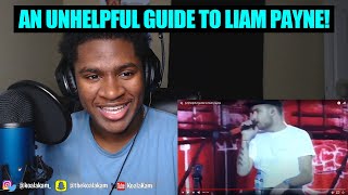 Reacting To An (un)helpful guide to liam payne!