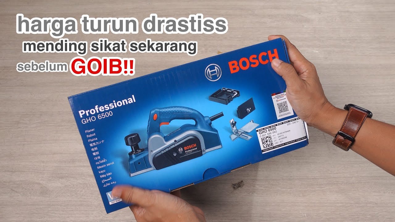 no debat!! ini planer paling worth-it saat ini buat kamu beli -  BOSCH GHO6500 WOOD PLANER 3