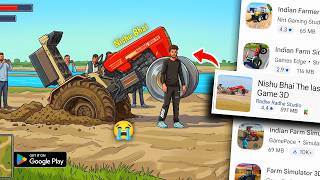 Nishu Bhai  Real_ Tractor Game _😭 Download In Play Store🔥 screenshot 3