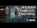 Harry Potter Magic Awakened: Sirius Black echo, Dobby assist card, Winged Catapult card