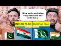 Indian Flag Vs Pakistani Flag Unbiased Comparesion Reaction By|Pakistani Bros Reactions|